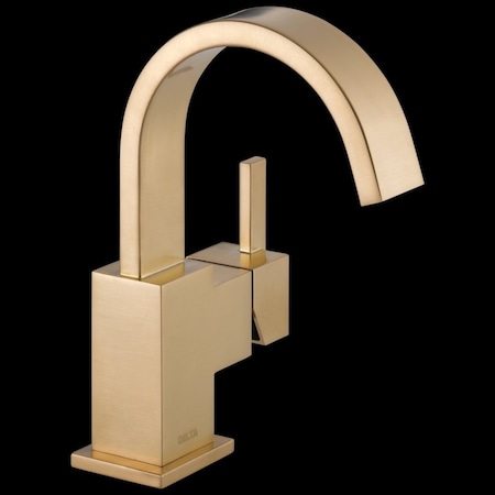 Delta Single hole installation Hole Single Hole Lavatory Faucet, Champagne Bronze 553LF-CZ